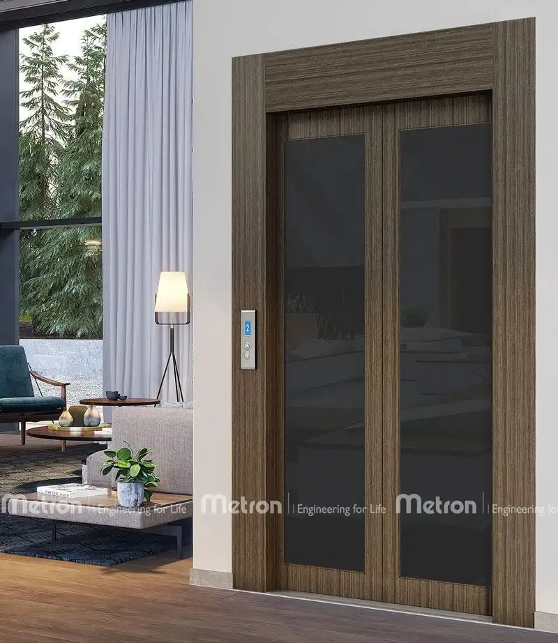 Two Panel Central Opening Door Panoramic