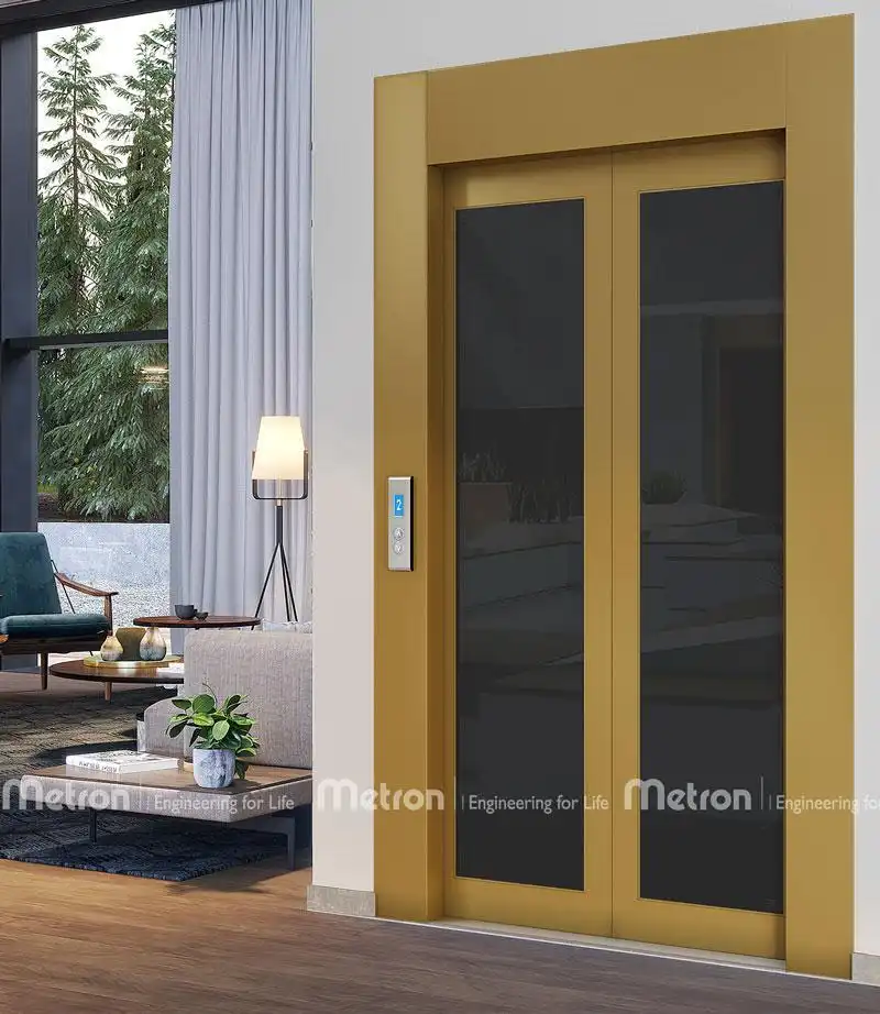 Two Panel Central Opening Door Panoramic